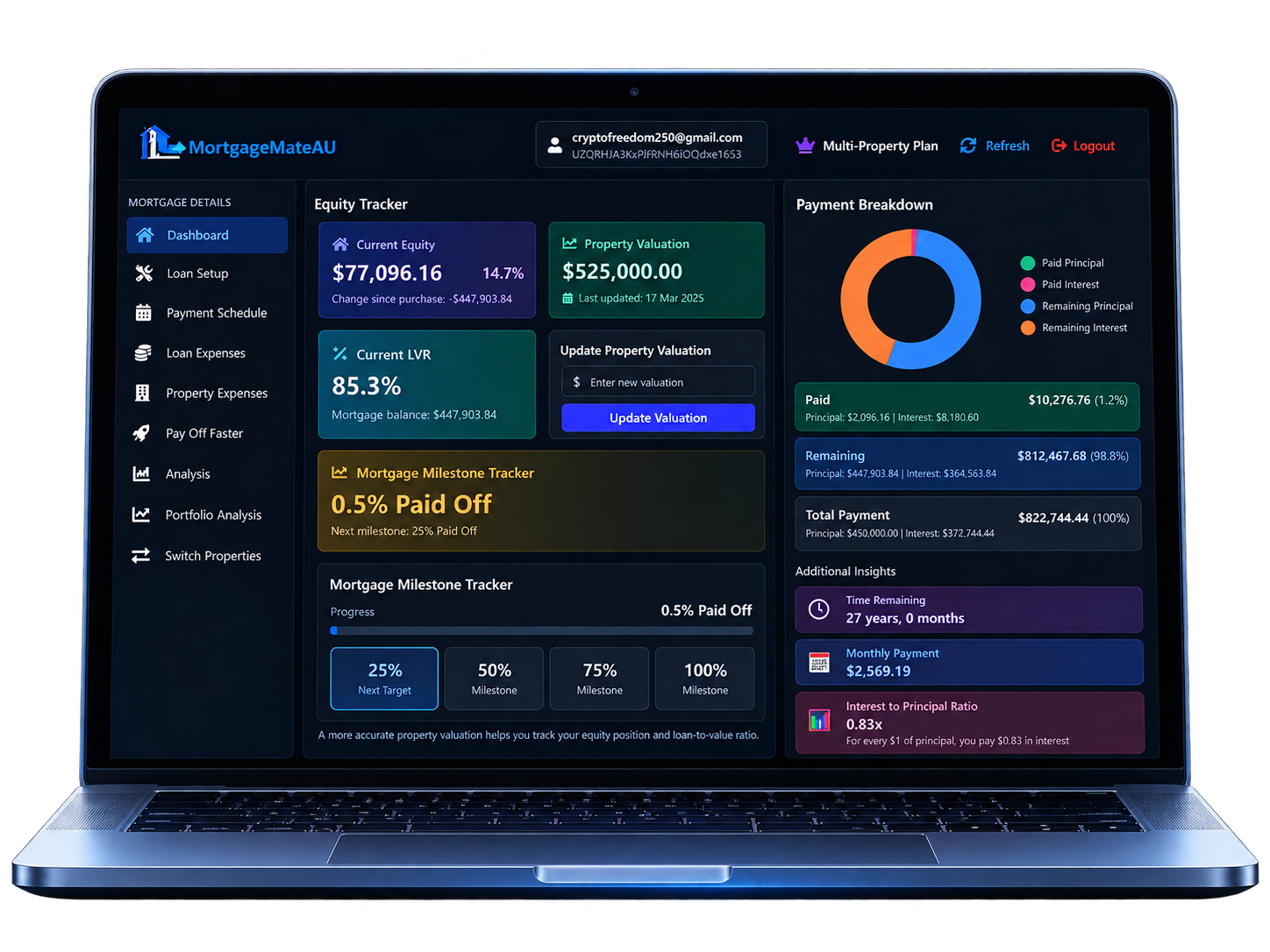 MortgageMateAU.au web application image